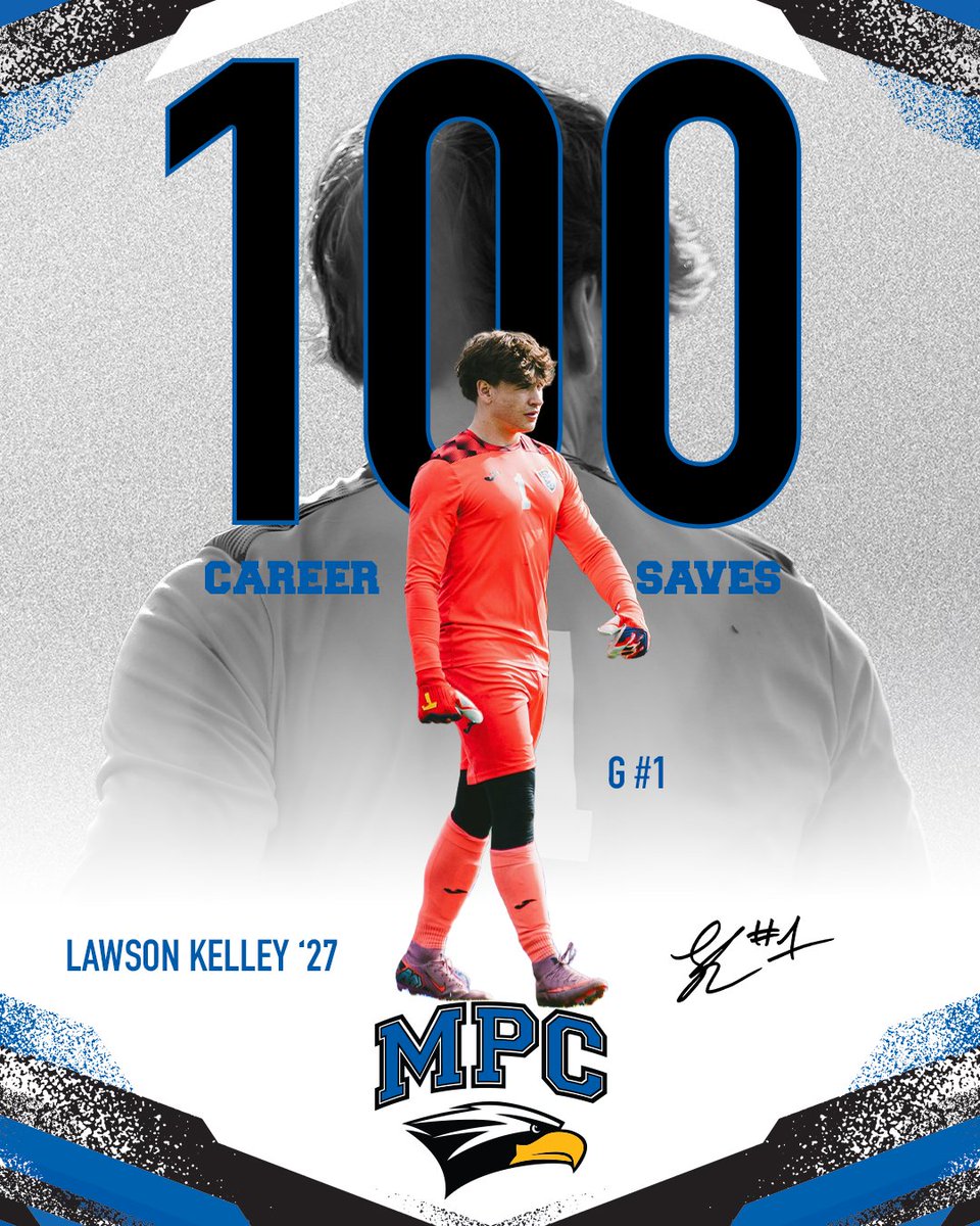 MPCAthletics's tweet image. Congratulations to junior L. Kelley on reaching 100 career saves!

#MPCWAY | #CommitmentToExcellence