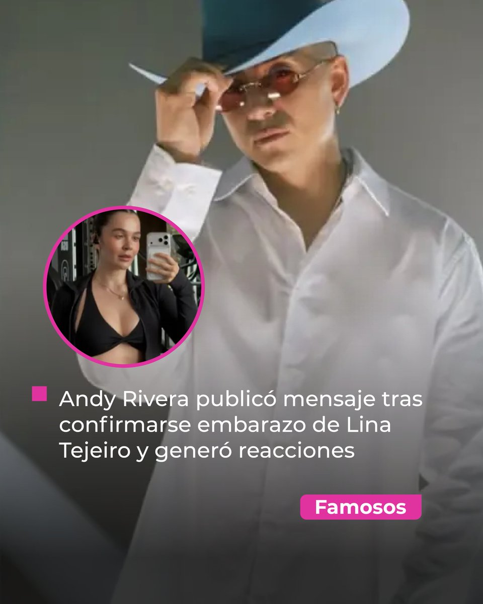 CaracolTV's tweet image. ¡El Internet explotó! 💥 tinyurl.com/yv7bwm43 

Tras la noticia de que la actriz espera su primer hijo, una publicación del cantante puso a todos a hablar. 🧐❤️ #LinaTejeiro #AndyRivera #Famosos