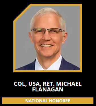 defensecomm's tweet photo. That’s why COL (Ret.) Mike Flanagan has been named a 2026 Defense Community Champion National Honoree, recognizing his exceptional ability to turn collaboration into real-world impact.
This is what national-level impact looks like.
#DefenseCommunityChampions #NationalHonoree https://t.co/LByG4wYusU