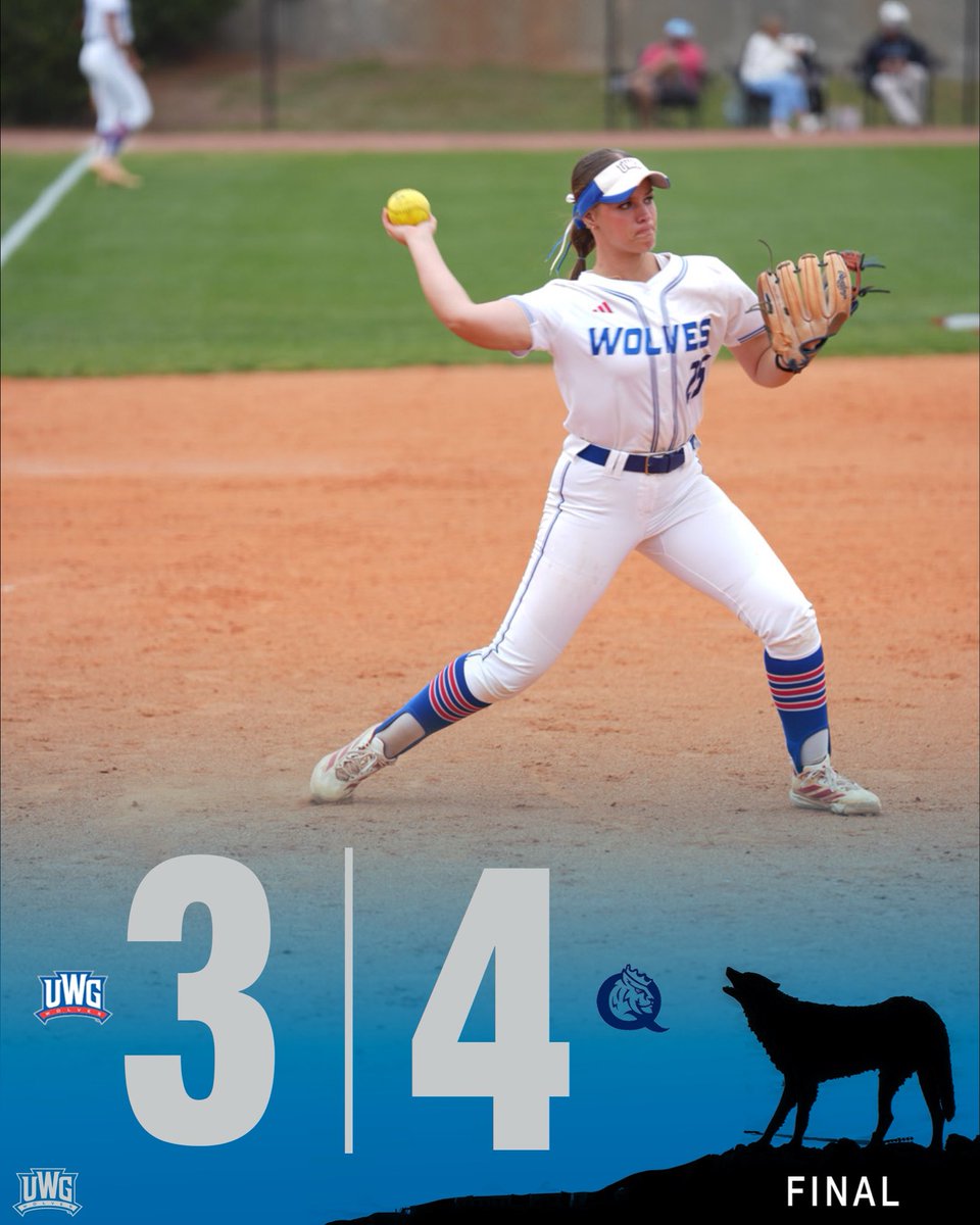 UWGSoftball's tweet photo. Final score. 
#BuiltForMore https://t.co/ibxSnanv64