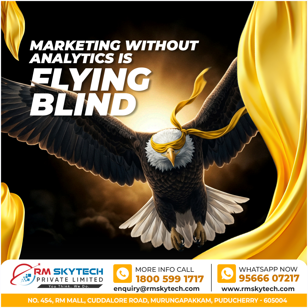RMSkyTech1's tweet image. Stop guessing. Start growing. 📈 Marketing without data is just expensive guesswork.
.
#marketinganalytics #digitalmarketing #RMSkytechservices #businessgrowth #datadrivenmarketing