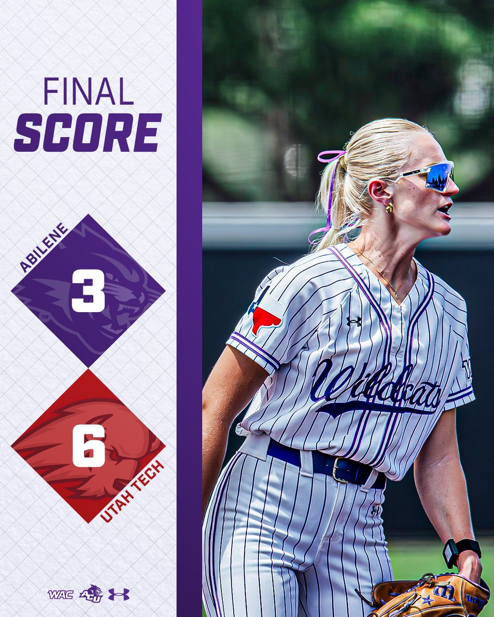 ACU_Softball's tweet image. 𝐅𝐢𝐧𝐚𝐥

Your Wildcats play the last game of the series tomorrow at 1:00 p.m. (CT)!

#DayOne | #GoWildcats