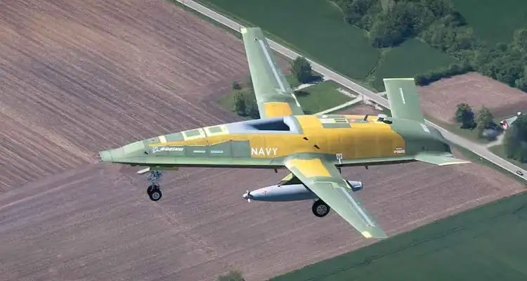 CICTAR_Chile's tweet image. Primer vuelo de la versión operativa del dron cisterna MQ-25 Stingray de Boeing. aviation-report.com/primo-volo-ver…  #Boeing #Stingray #Aviación