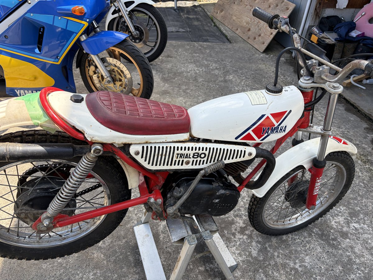 gahonzu4674's tweet image. GW恒例山遊びの準備
#バイク 
#YAMAHA