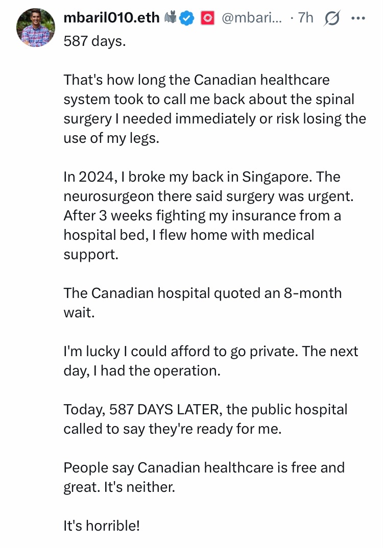 DelongNuna's tweet image. #MarkCarney &amp;amp; #MarcMiller’s #Liberals 

While immigrants get millions of dollars allotted to their “free” healthcare, Canadians get years long waits &amp;amp; offered end-of-life MAIDs.

#cdnpoli #cdnmedia
#CanadaLast