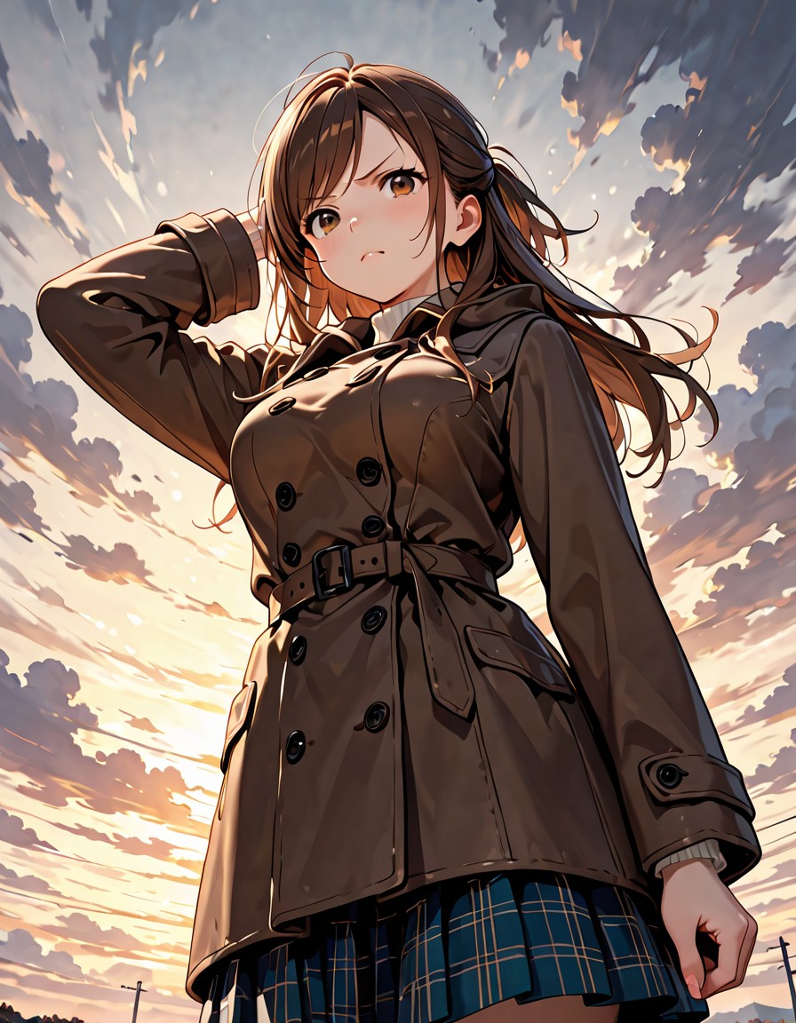 Daice_AICA's tweet photo. #夕崎はるか 
#AIイラスト︎ 
#AIart  
 本日は以上になります～♪ 
みなさま、おやすみなさい！ https://t.co/4PwypxEnUV