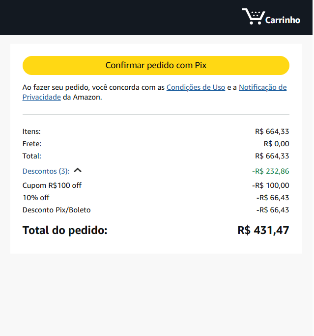 Beleza de Ofertas 🛒 tweet media