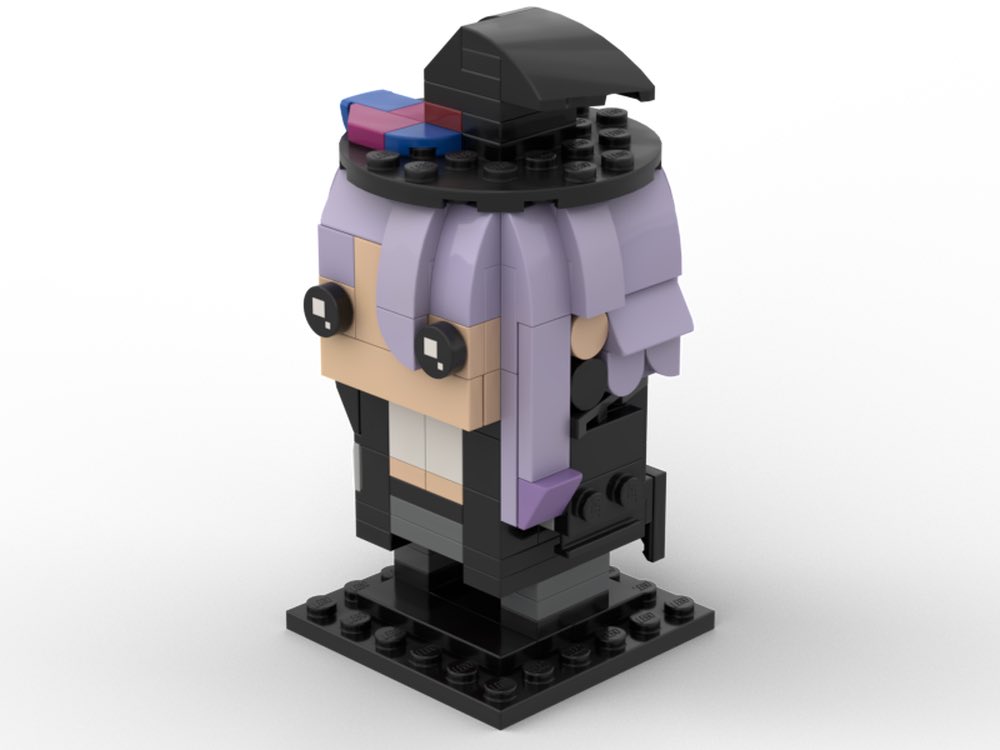 Bricksy32's tweet image. Made a LEGO Shisui Michiru Brickheadz @shisuimichiru #ちるぽすと #moc #lego #vtuber.
