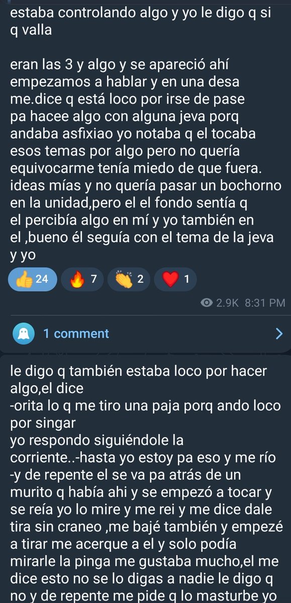 relatosgaycuba's tweet photo. "En el servicio militar mi sargento de la guardia se fijó en mi. Una noche de posta me hizo una propuesta que no esperaba". ¿Viviste algo parecido en el servicio?,  cuenta abajo 👇 o en el canal de telegram donde puedes enviar historias anónimamente 👉🇨🇺🔗 https://t.co/kAMZY2RGVj https://t.co/Q3wMG0bhdw