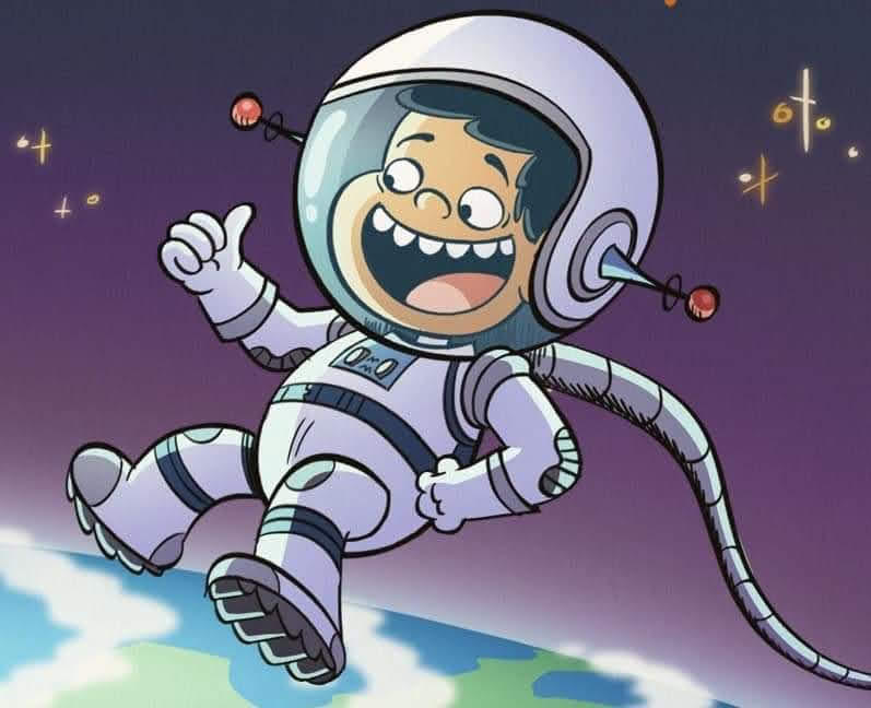 Trijosh1's tweet image. CJ is in space.

#NationalSpaceDay #NationalSpaceDay2026 #NSD #NSD2026 #HappyNationalSpaceDay #HappyNationalSpaceDay2026 @Nickelodeon #Nickelodeon #TheCasagrandes