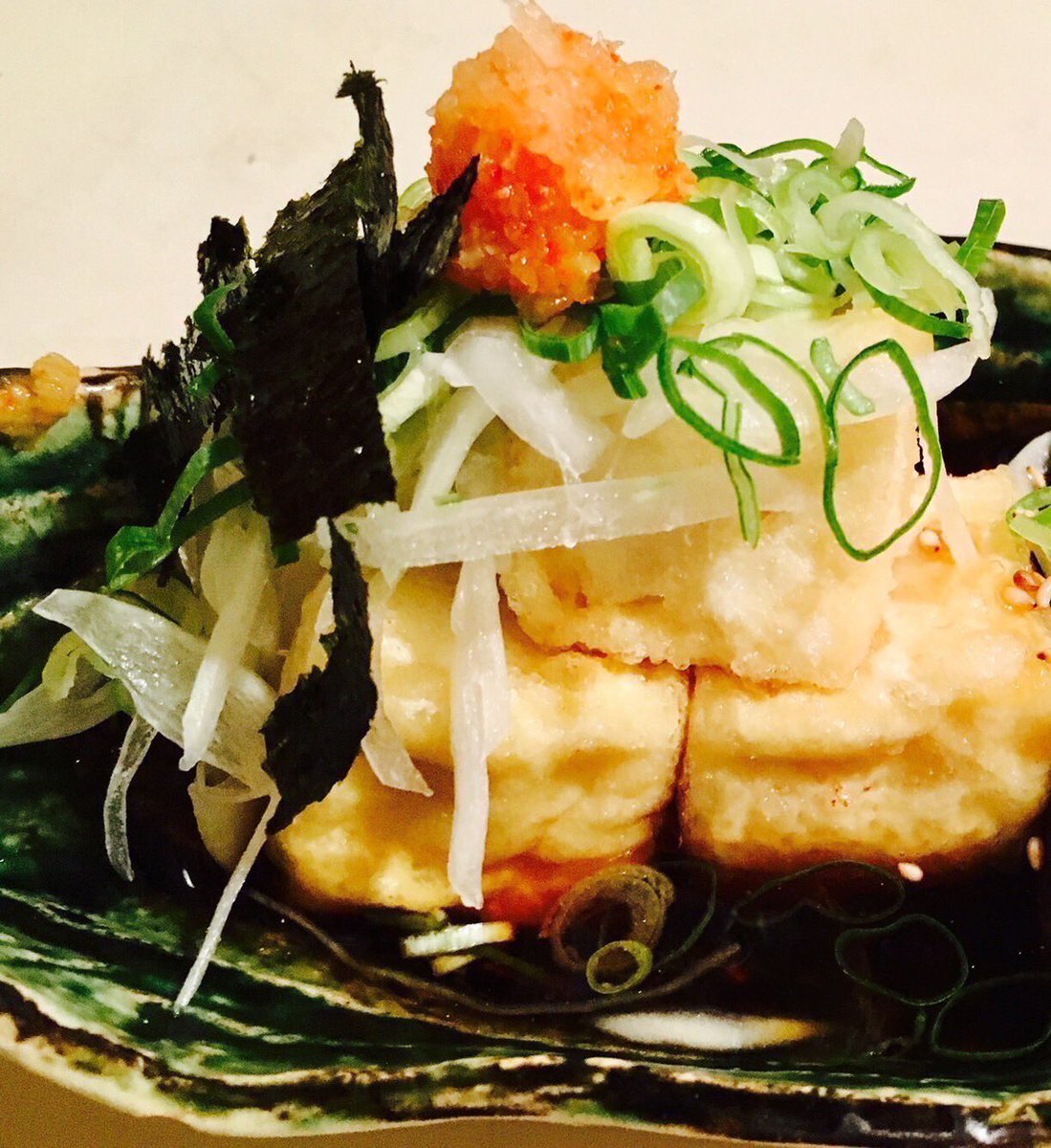 rikimaru_2daime's tweet photo. 🌷こんにちわ🌷
今日も元気に営業🍻🍚
本日のXサービス
🍀揚げ出し豆腐🍀
X見た方にサービス✨ https://t.co/WeFUy2u28f