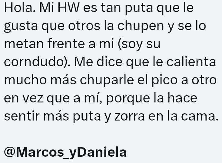 Relatos, Fantasías, anécdotas y confeciones hot tweet media