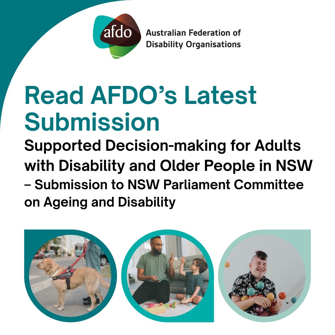 AfdoOffice's tweet image. AFDO has made a submission to the NSW Parliament inquiry, highlighting the rights of people with disability and the need for sustainable, inclusive reform. 

Read our submission here: buff.ly/gLnGdOR 

#DisabilityAdvocacy #DisabilityRights #NSWParliament