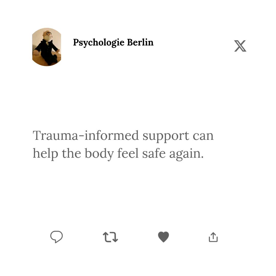 BerlinPsy's tweet image. #TraumaRecovery #Resilience #NervousSystem #MentalHealthSupport #PsychologieBerlin