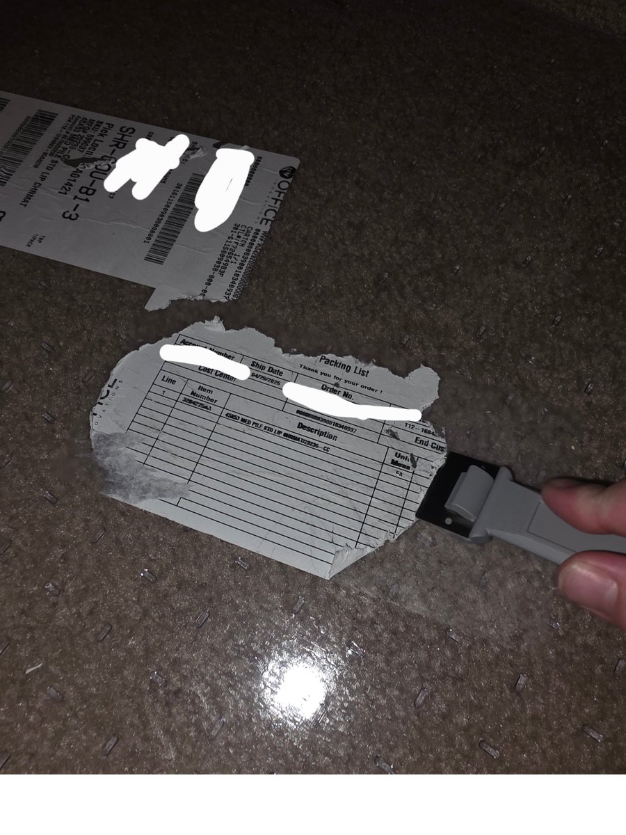 NSA_Senior's tweet photo. Yo @StaplesStores and @amazon .... wtf?!? Who outs these impossible to remove labels DIRECTLY ON THE PRODUCT?!? https://t.co/teL0QWfUos