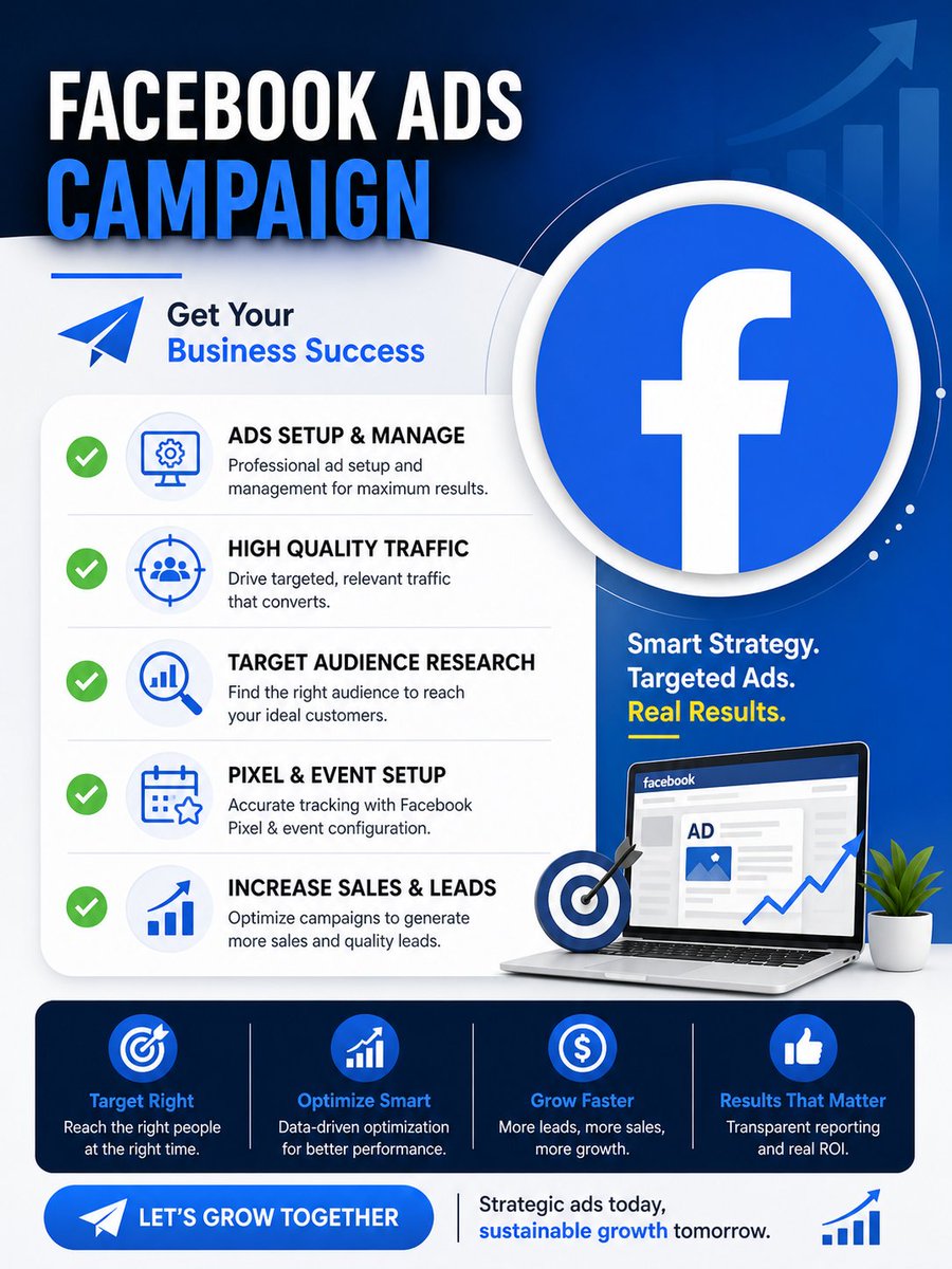 abdulmalekbds's tweet image. Running Facebook ads is easy.
Getting real results That’s where most businesses struggle.
If your campaigns aren’t bringing leads or sales, here’s what’s missing 

📈 Smart strategy → Targeted ads → Real results

#FacebookAds #LeadGeneration #DigitalMarketing #MetaAds #PaidAds
