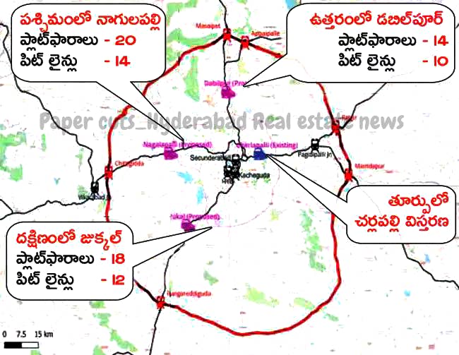 abhinavaduri9's tweet image. #SCR proposes 4 mega terminals, seeking 1,125 acres to ease congestion at Sec'bad, #Hyderabad &amp;amp; #Kacheguda stations

📍Locations &amp;amp; land needed:

#Charlapalli (East) – 250 acres (expansion)
#Nagulapalli (West) – 325 acres
#Dabilpur (North) – 250 acres
#Jukal (South) – 300 acres