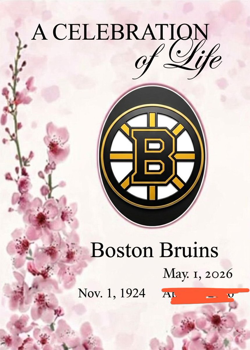 anacasalli_'s tweet photo. This for my people who just lost somebody (for real this time) 

RIP Boston Bruins. 😭 https://t.co/5uoObIled1