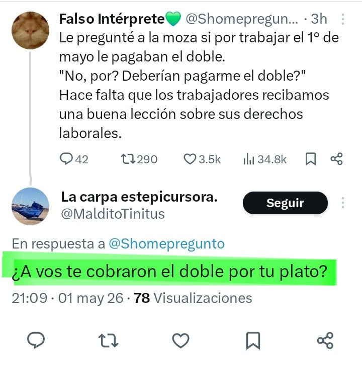 Falso Intérprete💚 tweet media