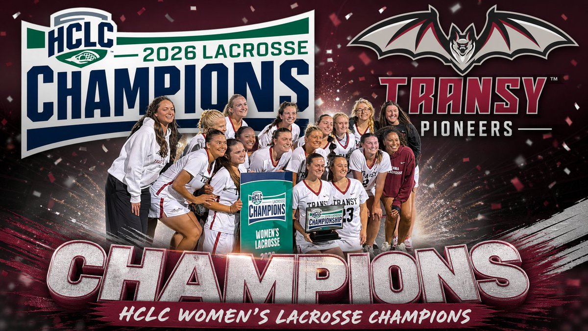 HCACDIII's tweet photo. Champions crowned 👑

The @transysports Pioneers are your 2026 HCLC Women’s Lacrosse Champions! 🏆

 📰: https://t.co/SUq193dlEd

 #HCLC | #TheHeartofD3 | #d3lax https://t.co/lYvvIv2ATr