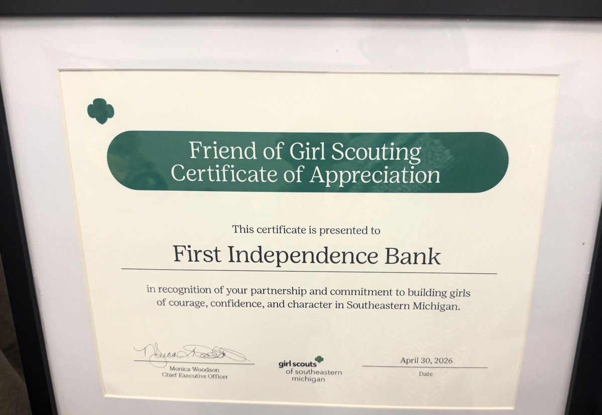 ficonnected's tweet image. ✨Great news to start May!✨

We are honored to have been recognized by @GSSEM this week at the 2026 Volunteer National Awards Ceremony as a Friend of Girl Scouting!

We are grateful to Girl Scouts of Southeastern Michigan for their continued #partnership &amp;amp; #impact!

#ficonnected