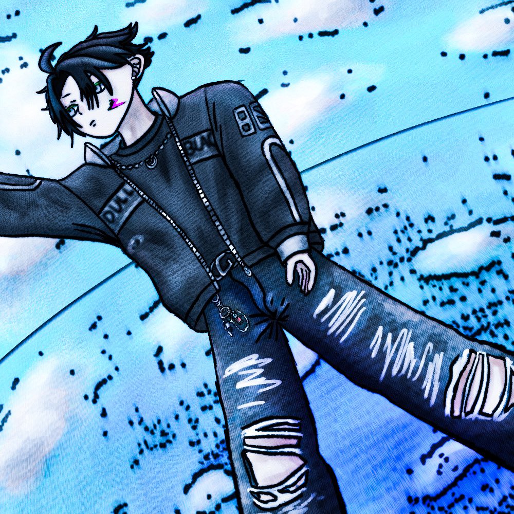 himawar70473341's tweet image. 烏
- The Crow

 #つかはらーと
 #米津玄師 
 #art