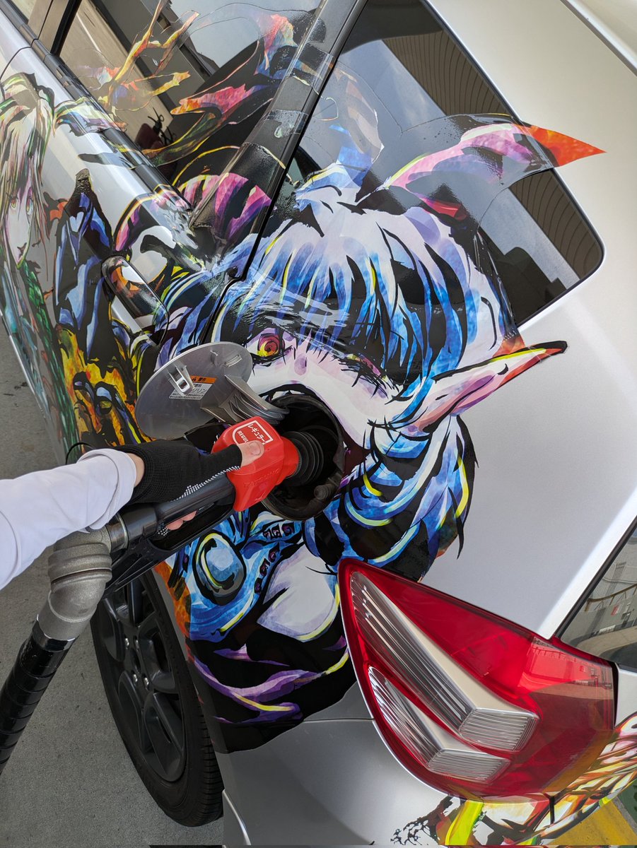 阿古耶@例大祭痛車展示 tweet media