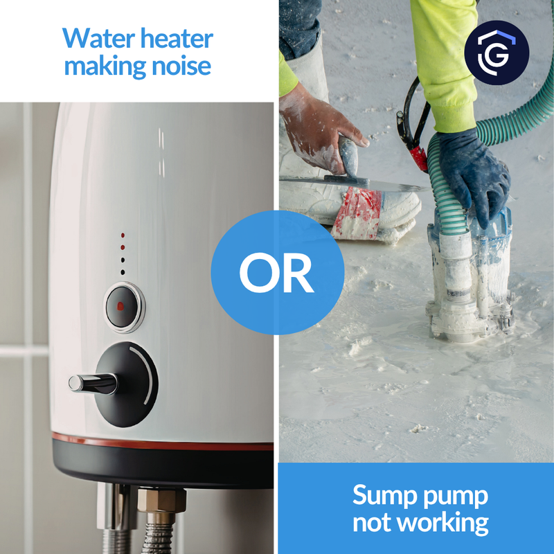 GuardHomeWarr's tweet image. 🔊 Water heater making strange noises or a sump pump that suddenly stops working — which one would stress you out more?

#GuardHomeWarranty #ApplianceCare #SmartHome