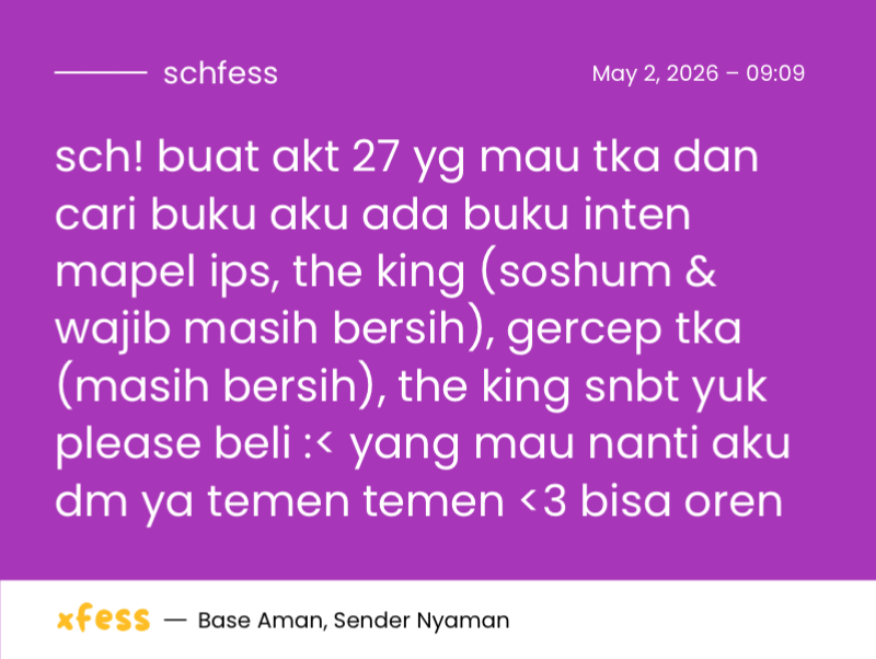 Schoolfess tweet media