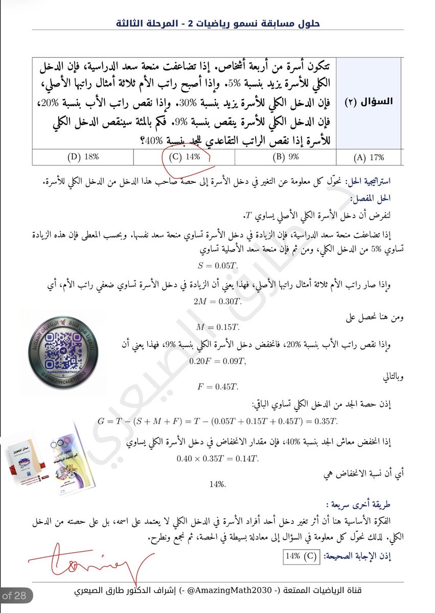 الرياضيات الممتعة tweet media