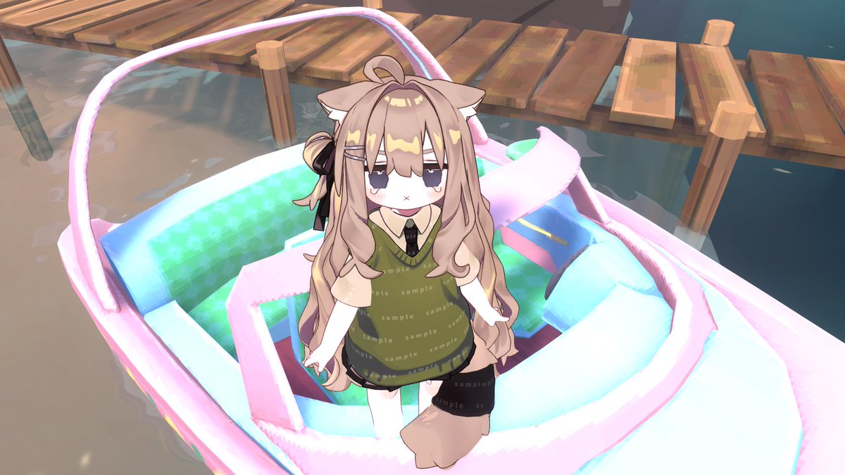 LuciaRushia's tweet image. イースターエッグのイベントのやつ🥚
#VRChat #VRC #FISH #VTuber