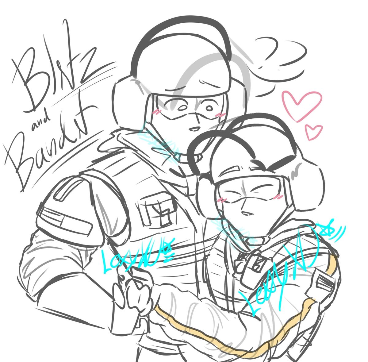 Bandit and Blitz Kisser tweet media