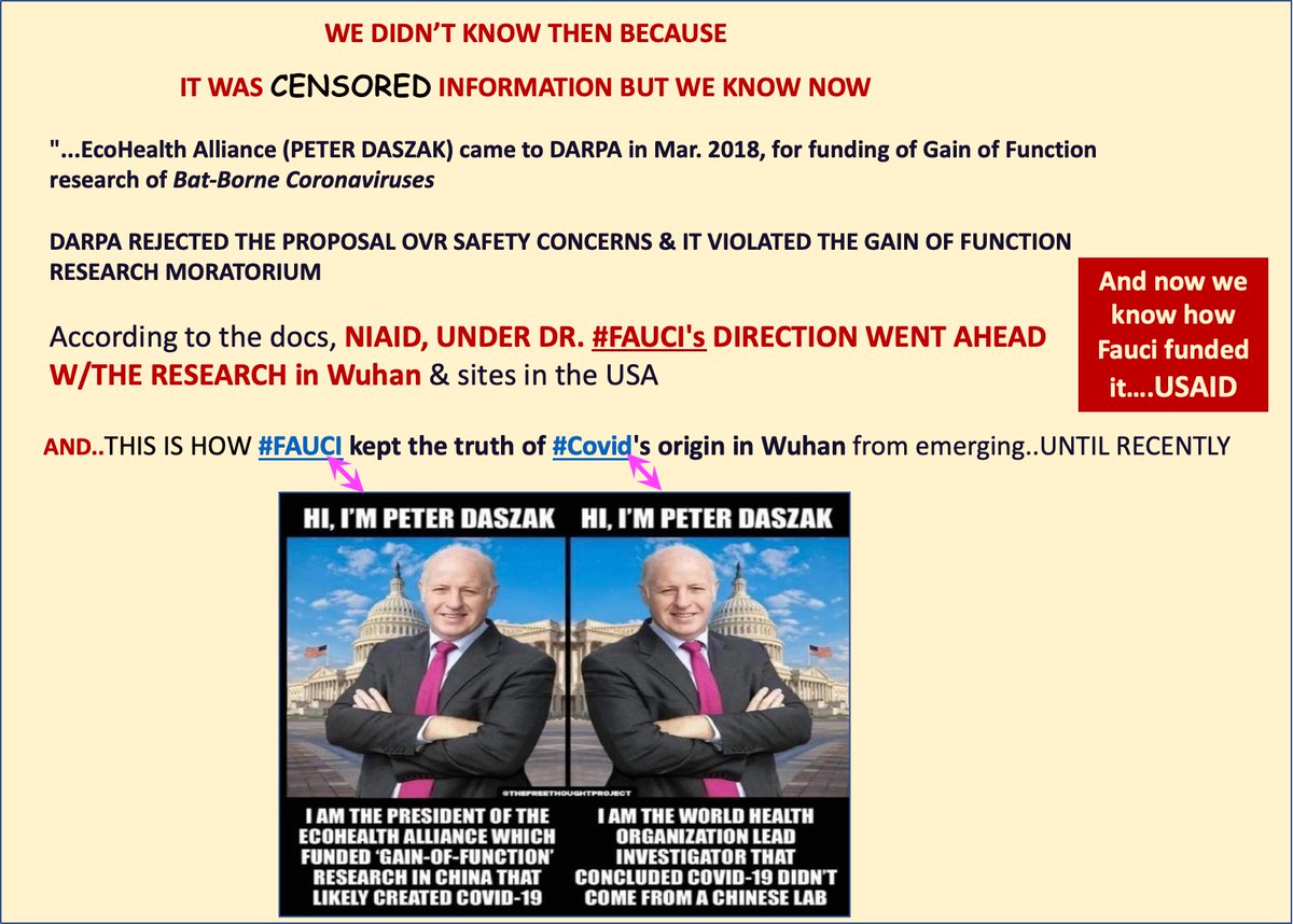 Redzee98's tweet image. WOW,  this week we saw the first of the #Covid19 Conspirators charged with more coming. Dr. David Morens was indicted.  He was a former senior advisor to Dr. Anthony #Fauci.

Peter Daszak (Eco-Health Alliance) name has been mentioned as on "the list."  He was knee deep in the