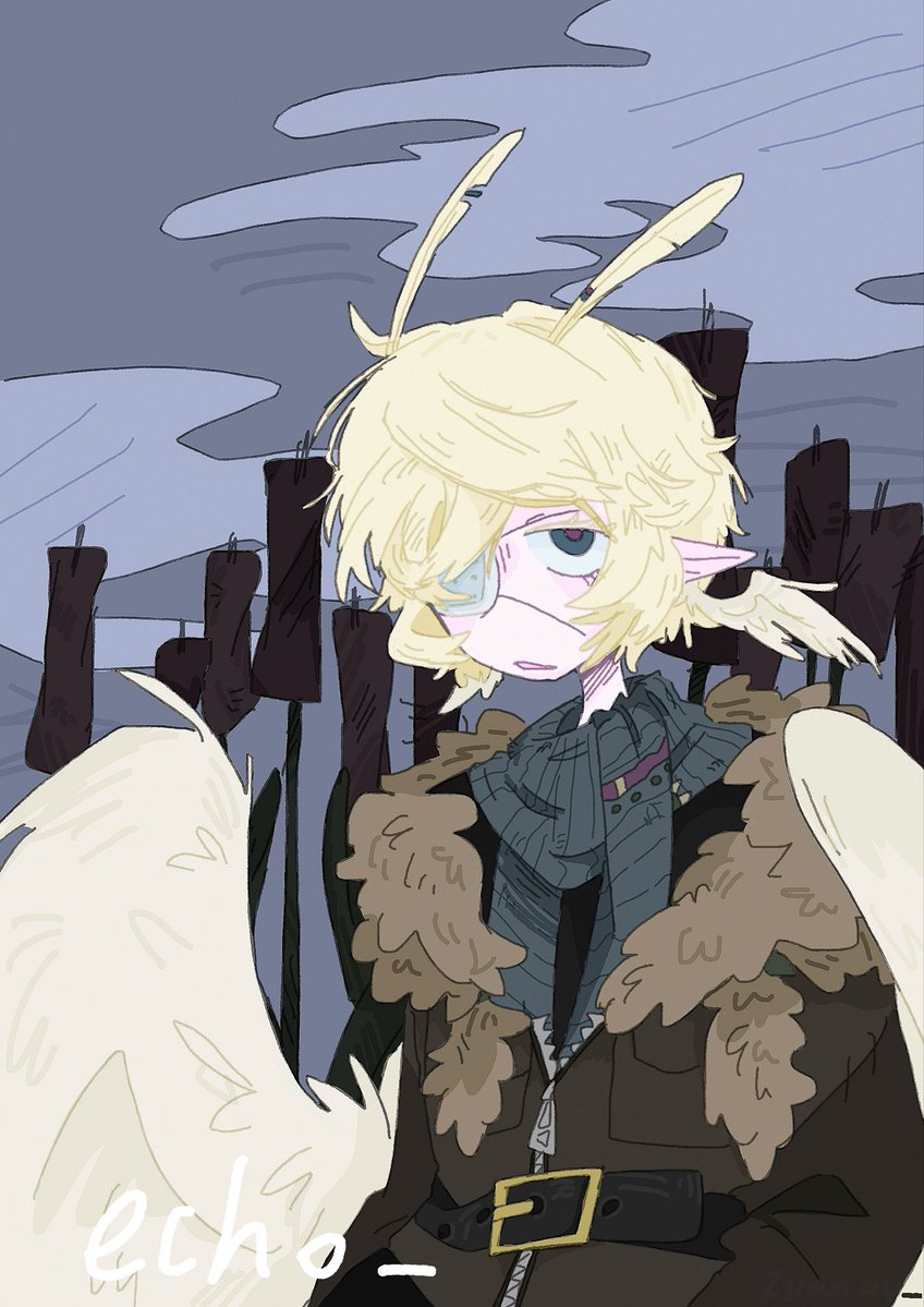 Echoooo_2333's tweet image. Look at the illustration I drew✍️
( ^ω^ )#oc #art #drew