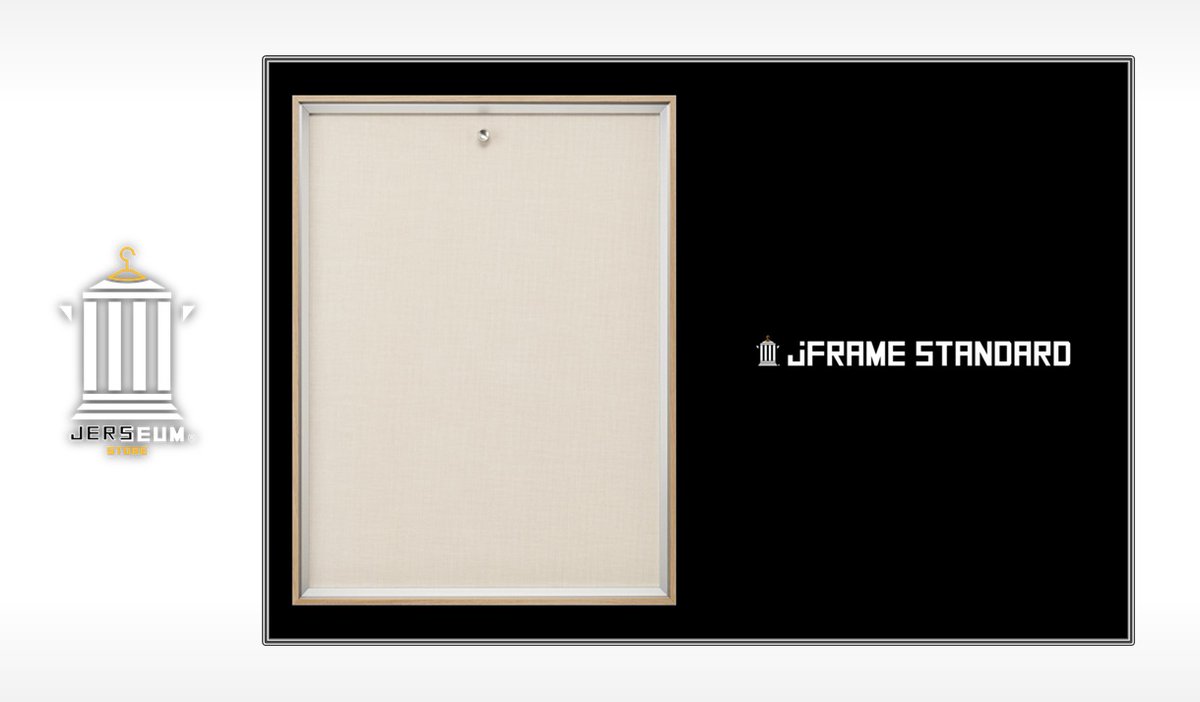 jerseumX's tweet image. 【 j Frame 】

あなたの大切なコレクションを更に美しく。

ジャージーを博物館にある美術品のように飾るご提案。

Basic：エントリーモデル
Standard：最薄モデル
Pro：最高峰モデル 

詳細は⇩
store.jerseum.com/search?q=j+Fra…

#soccer #NFL #NBA #MLB #NHL #Rugby