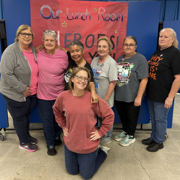 northmiddlestar's tweet photo. 🧑‍🍳⭐️ Today we’re celebrating our NMS Lunch Heroes! 🍎🥗 From early mornings to smiling faces in the lunch line, our incredible cafeteria staff keeps our students fueled, cared for, and ready to learn each day. Thank you for all you do for North Nation! ❤️⭐️💙 #SchoolLunchHero https://t.co/lAEtFsXdhG