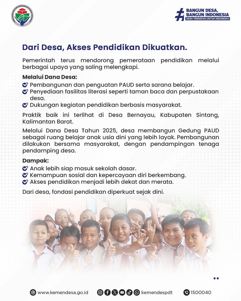 #BangunDesaBangunIndonesia tweet media