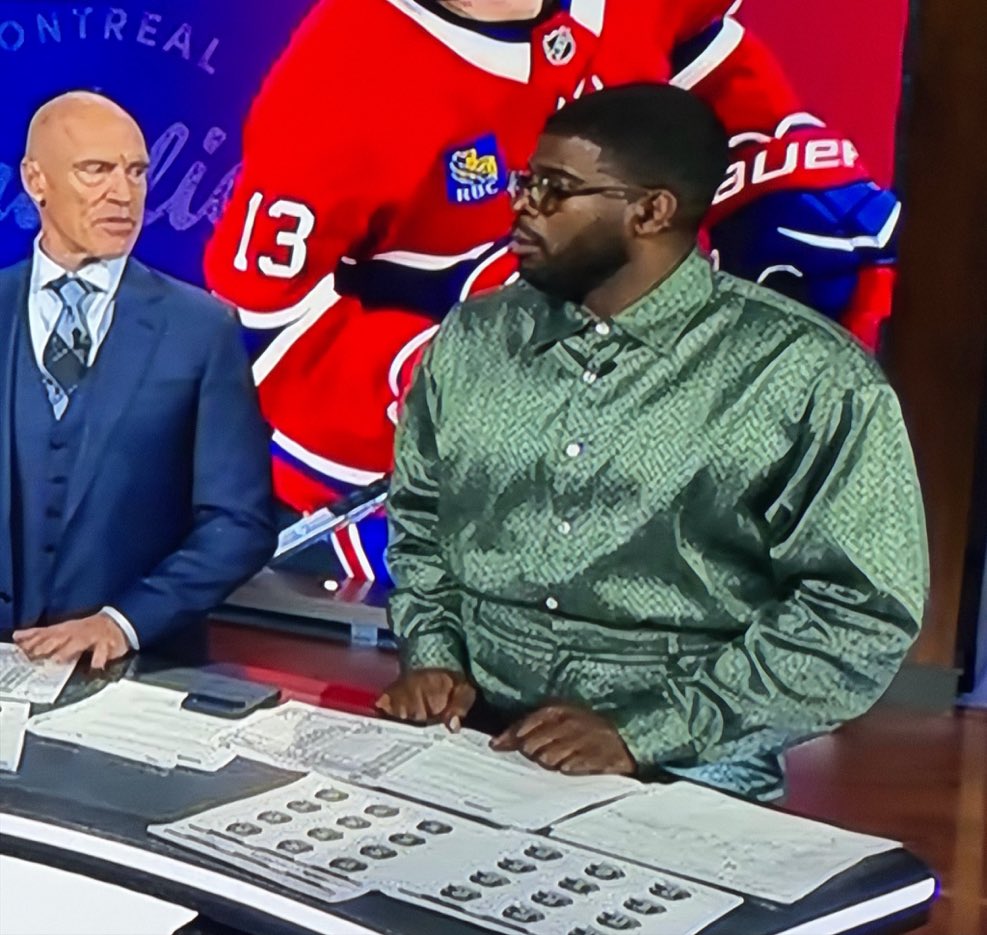This is the real story of the 2026 playoffs. 

Marc Messier vs PK’s clothes. 

This one is far from over.