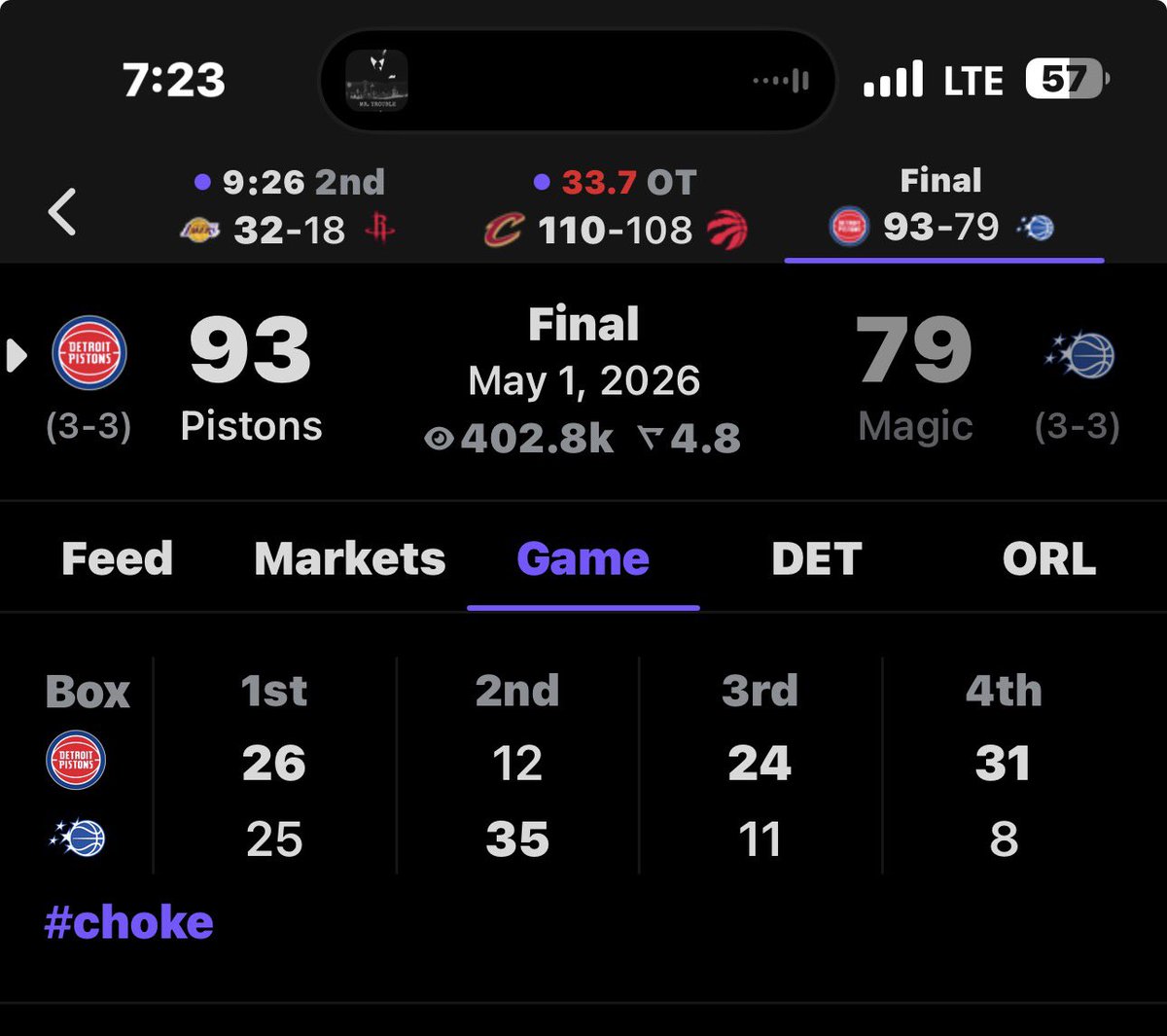 SNAPbacksi's tweet photo. Does that shit say 19 POINTS IN ONE HALF??? I don’t even watch NBA but DAMN https://t.co/09LjpctU7p