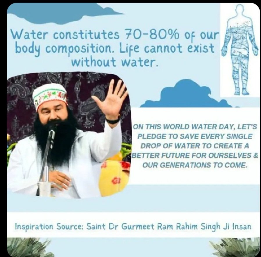 Water is essential for every life on Earth, and saving it is our collective duty. Inspired by Saint Gurmeet Ram Rahim Ji, The Water is Life campaign motivates communities to conserve water while spreading awareness and responsibility among millions.
#CleanWaterForAll