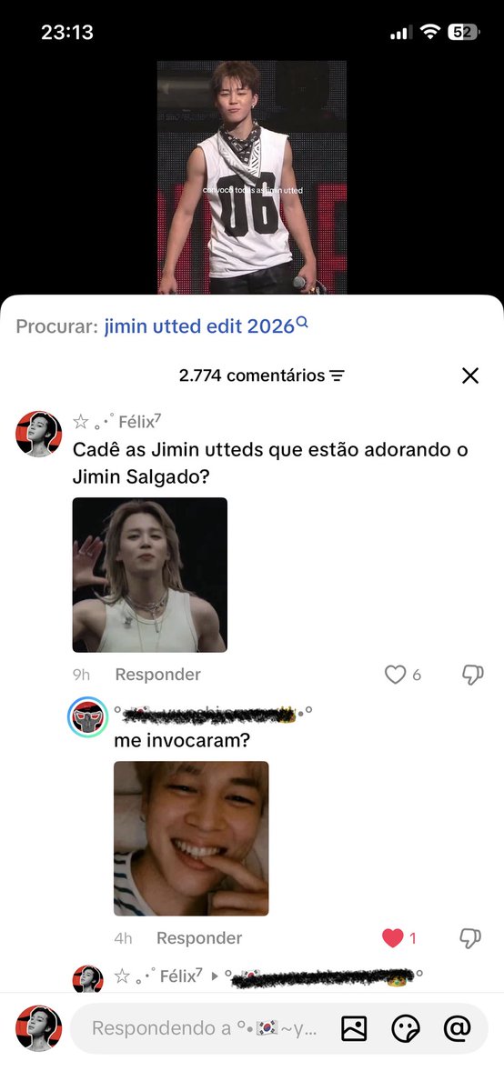 feliix_park's tweet photo. E é por isso que eu quase não comento no ttk. Parece que qualquer coisa vira ‘hate’, até com o próprio utt. Nem respondi — o silêncio fala por si. https://t.co/bOXynHo9PP