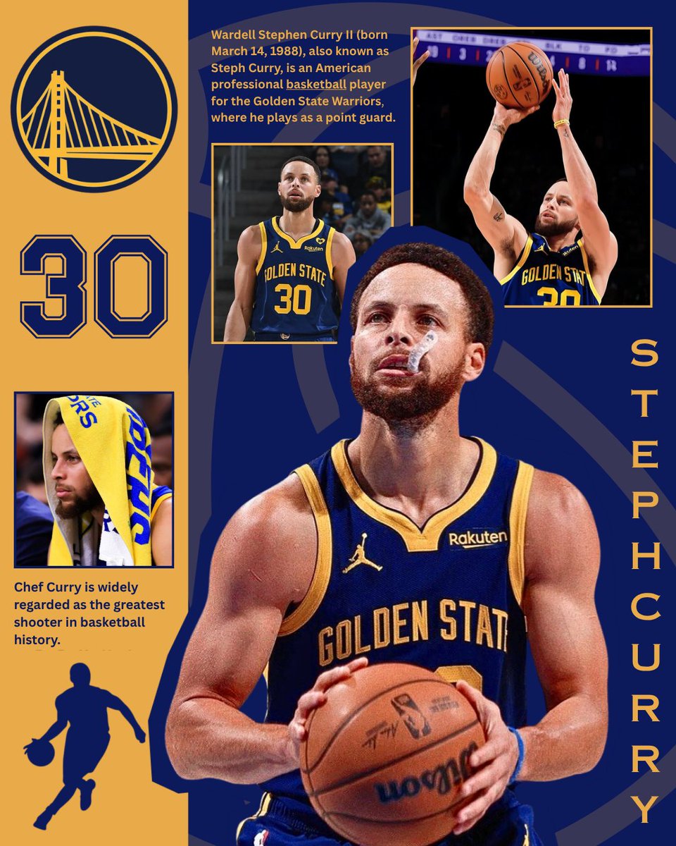 Stephaniedr2b's tweet image. Day 16 of 30-day design challenge

Experimenting with some sports-themed layouts today. Had to go with the Greatest Shooter of all time for the inspiration.

How’s the halfway point of the challenge looking? 

#DesignChallenge #DubNation #StephCurry #GraphicDesign #NBA