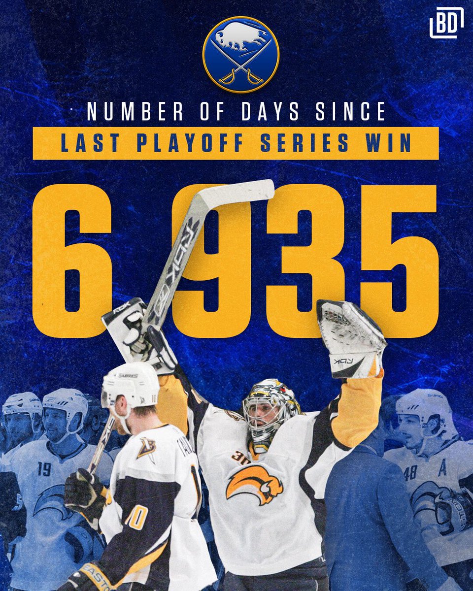 It has been a LONG time coming for the Sabres 👀