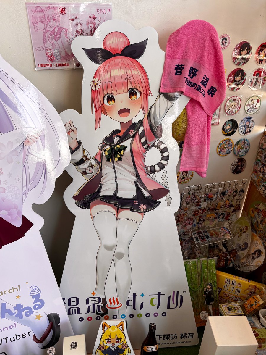 下諏訪のすわむすびさんにて下諏訪綿音ちゃんにお会いしました