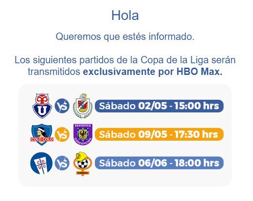 Chilean Premier League tweet media