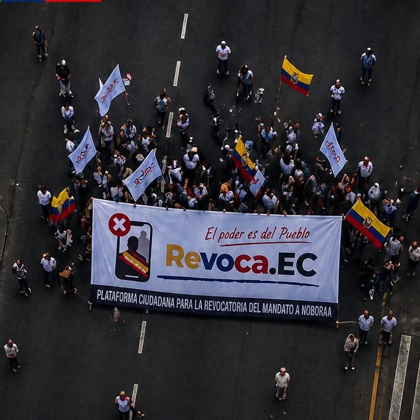 4 PELAGATOS

El movimiento de revocatoria del mandato del Presidente Noboa y la Vicepresidenta Pinto, no logró llenar ni media cuadra en las marchas del Día del Trabajador.

Buena suerte golpistas perdedores patéticos, la van a necesitar si quieren cumplir sus objetivos 😂