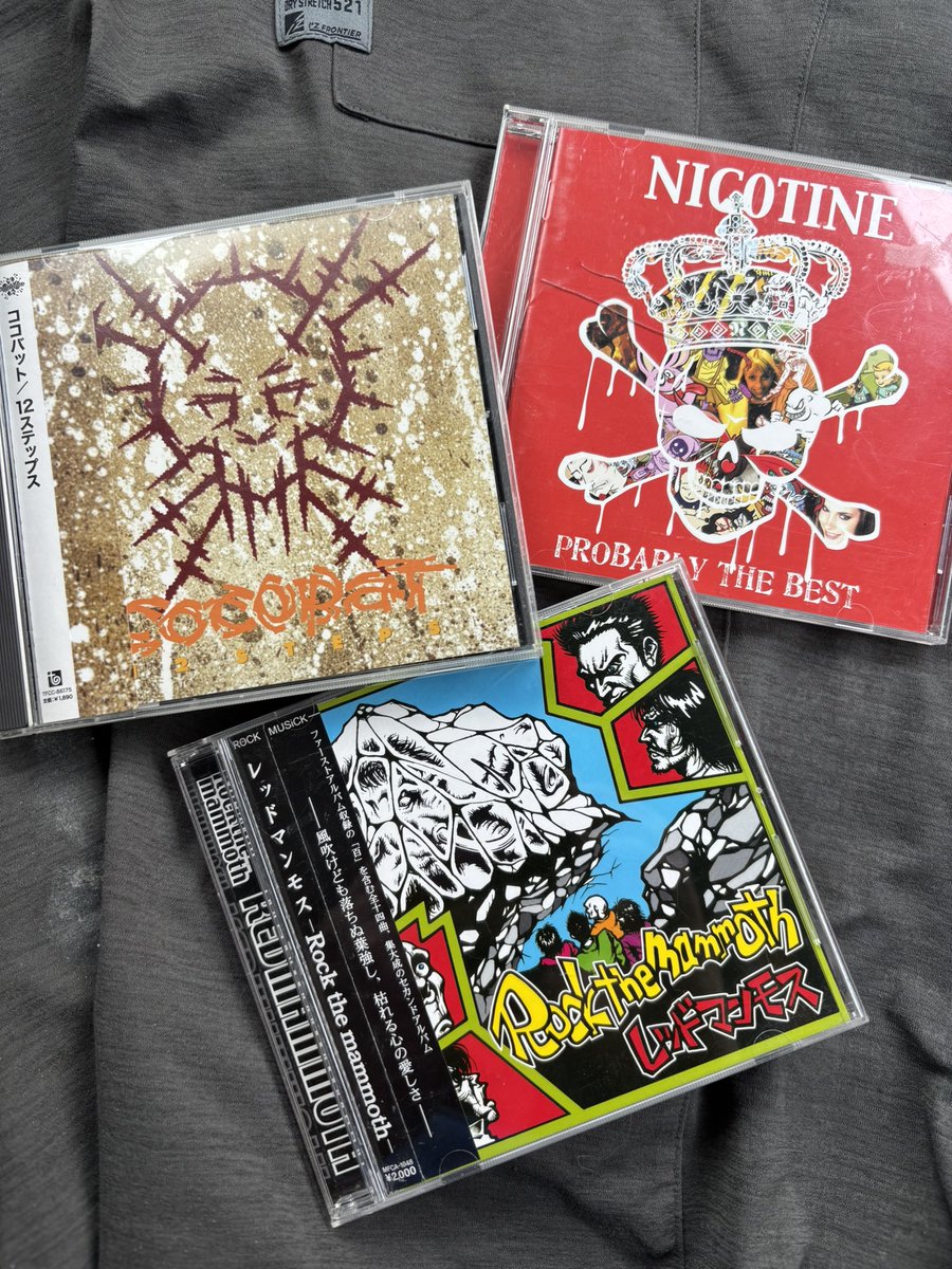 d_larcan's tweet image. 購入！
楽しみ😆😆
＃COCOBAT
＃NICOTINE
＃レッドマンモス