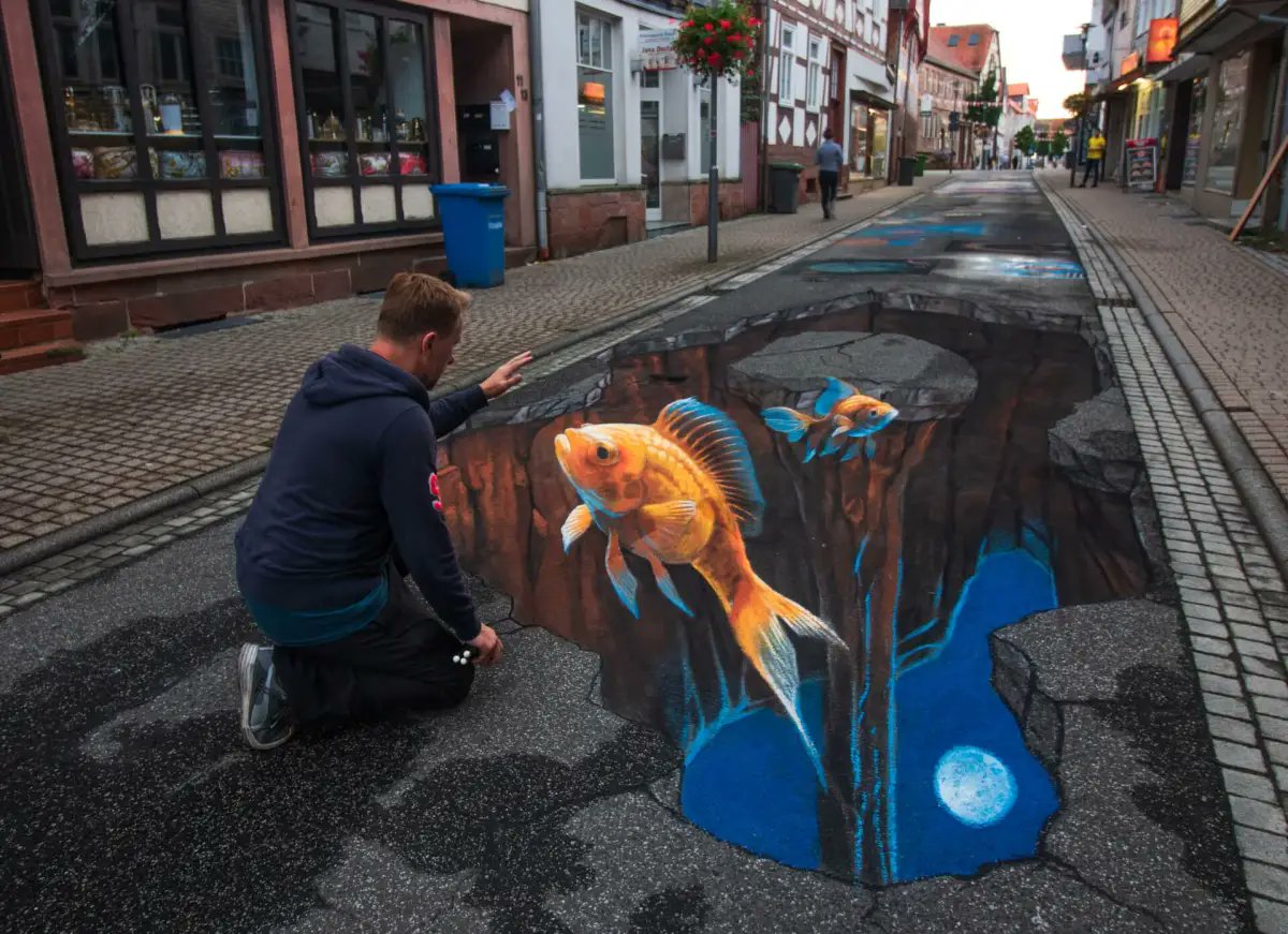 Toastiewiththe's tweet image. This Feels Too Real by Nikolaj Arndt #streetart
Goldfish Portal — in Neustadt Germany 🇩🇪