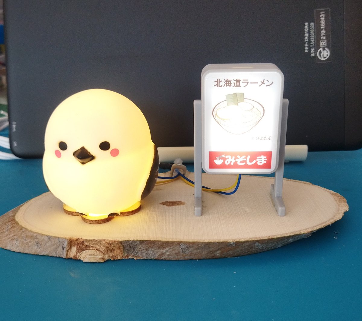 tankim2022's tweet image. 看板を新しくした【北海道ラーメン 🍜みそしま】です。

#苫小牧 #北海道ラーメン #LED #電子工作