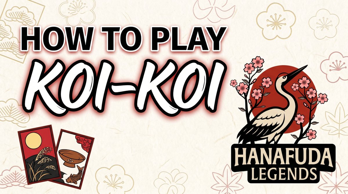 Hanafuda_Legend's tweet image. Here's a quick guide on how to play Koi-Koi, one of the most traditional Japanese games with the iconic Japanese Hanafuda cards!

youtube.com/watch?v=PlpMj3…

#LearnToPlay #Hanafuda #TableTop #Japan